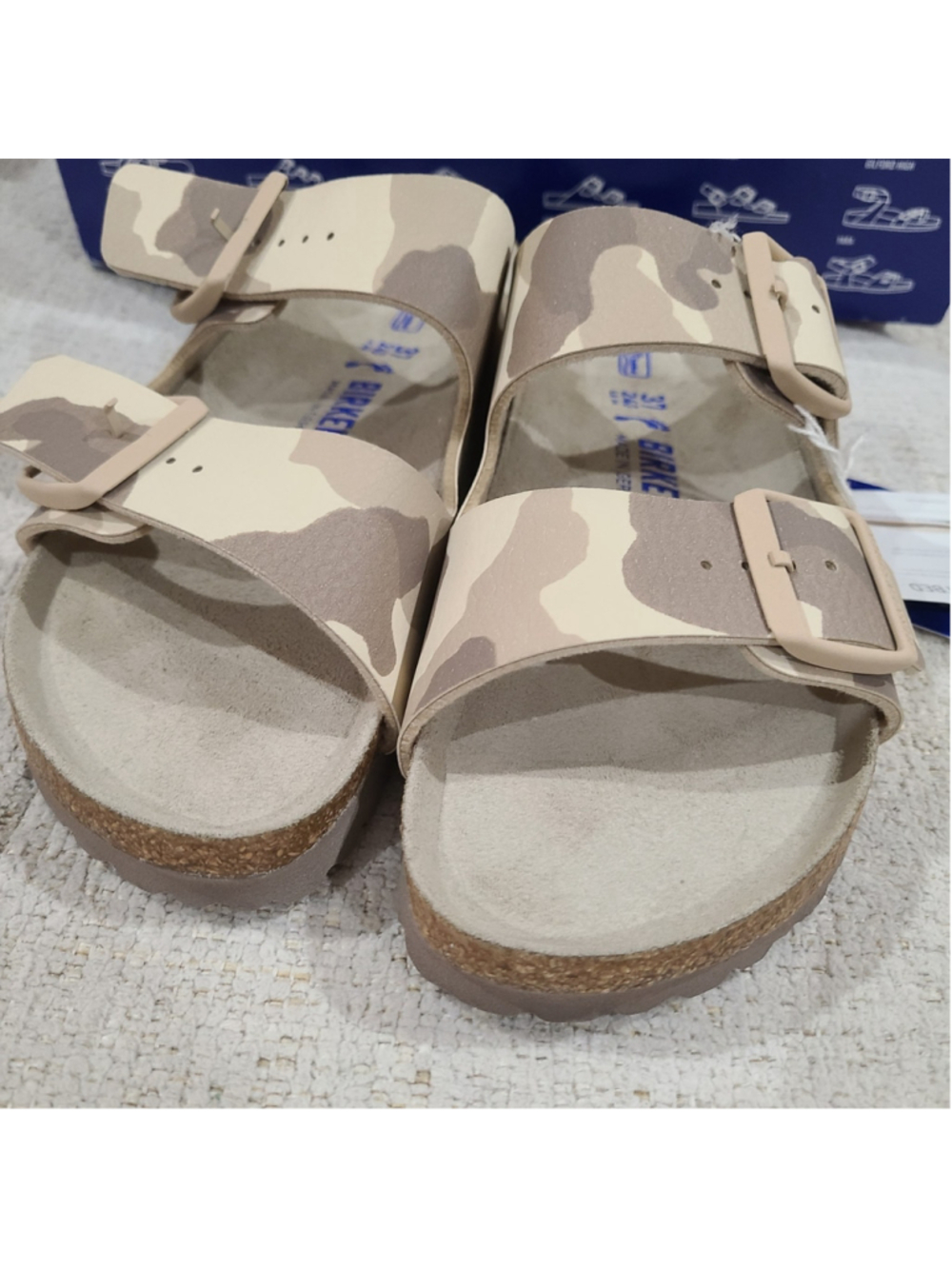 NEW Birkenstock Arizona Soft Footbed Slide Sandal Desert Soil Gray Taupe Sz 6 - Picture 6 of 12
